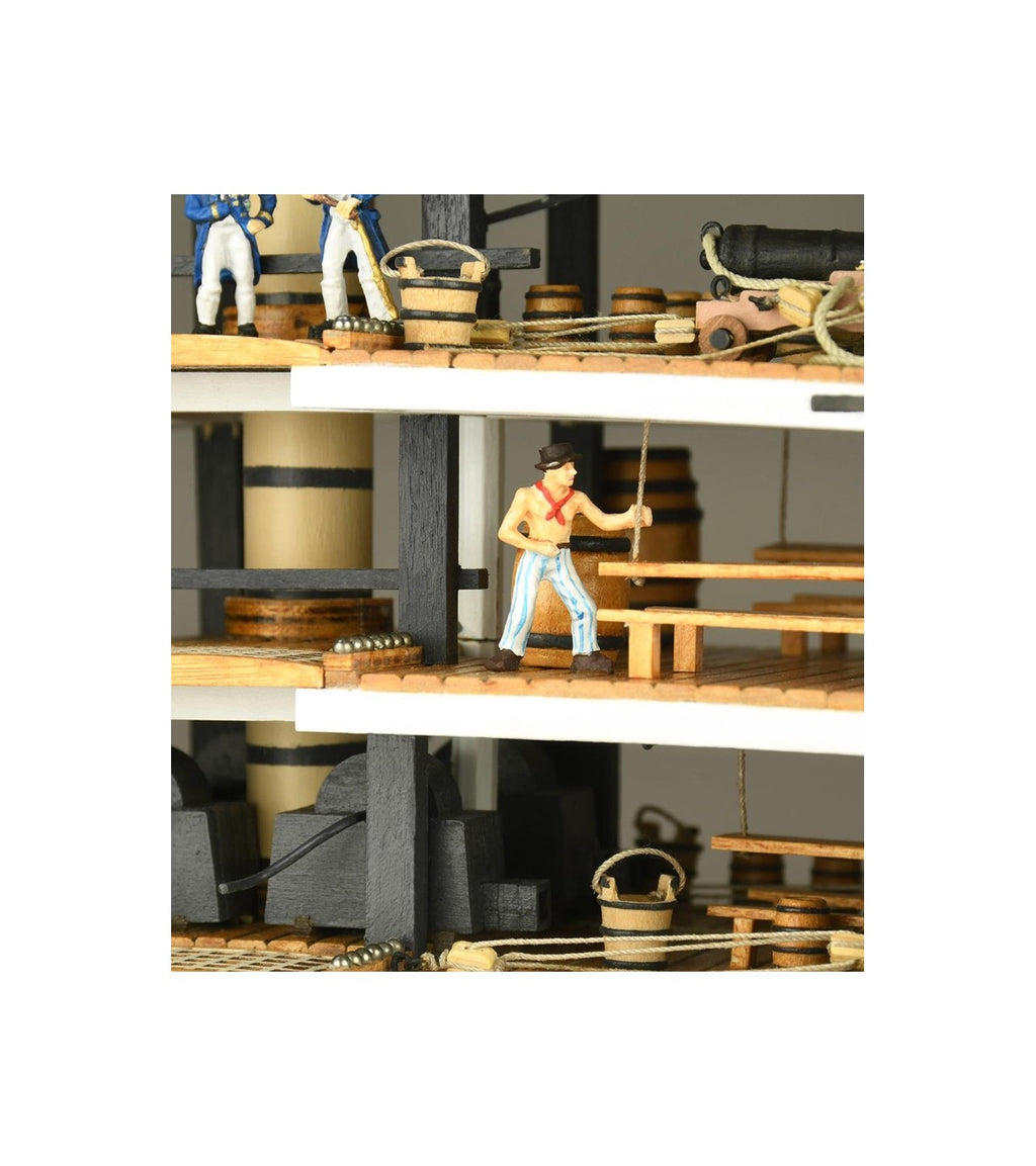 HMS Victory's Cross-Section. 1:72 Wooden Model Ship Kit
