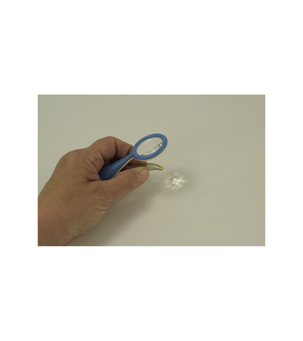 Precision Tweezers with Magnifying Glass