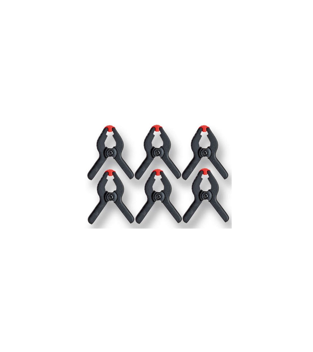 Set 6 Mini Fastening Pliers 1.18" (30 mm)