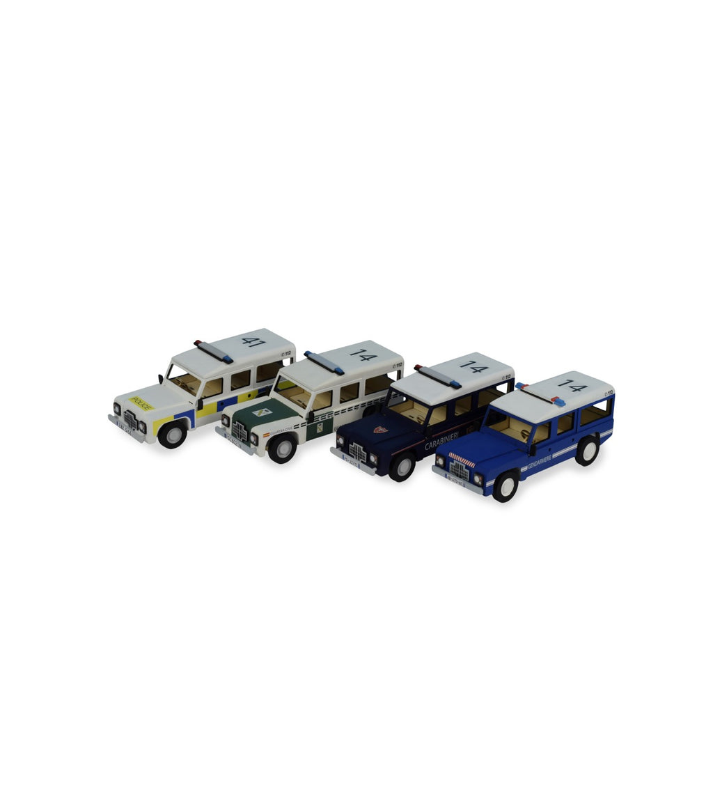 Wooden Model for Kids +8: Police Patrol