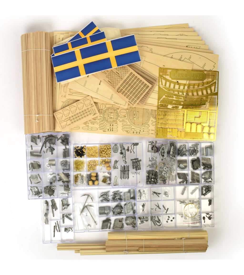 Warship Vasa. 1:65 Wooden Model Ship Kit