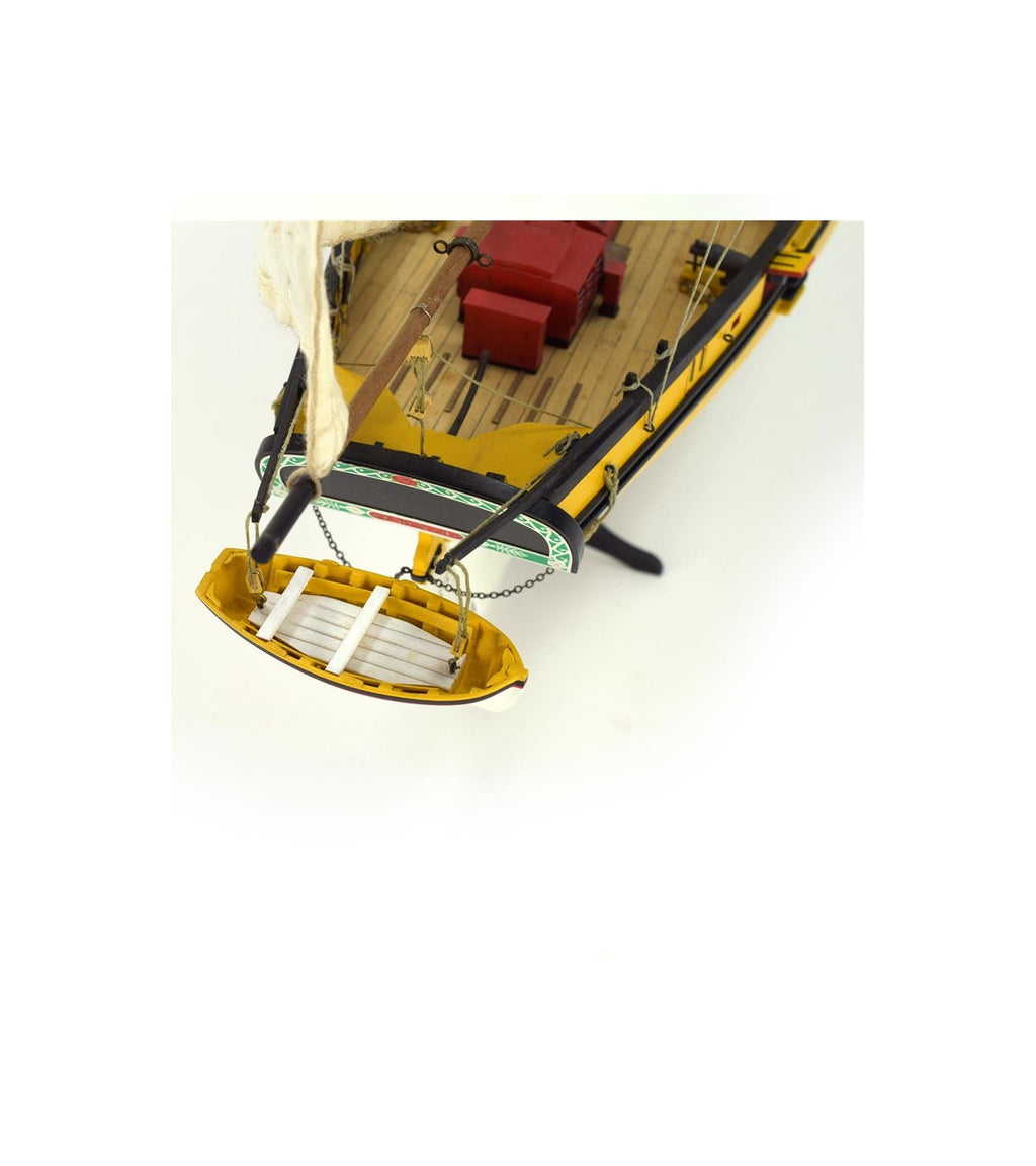 Corsair Cutter Le Renard. 1:50 Wooden Model Ship Kit