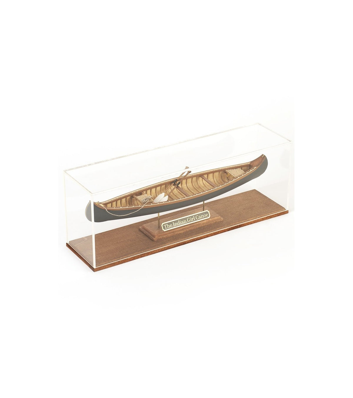 Methacrylate Showcase for The Indian Girl Canoe Model