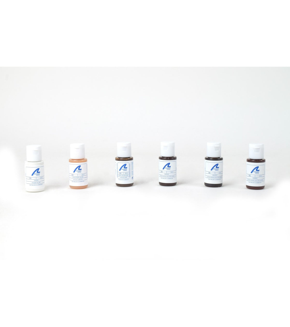 Mini Set of Dyes and Varnishes for Wood