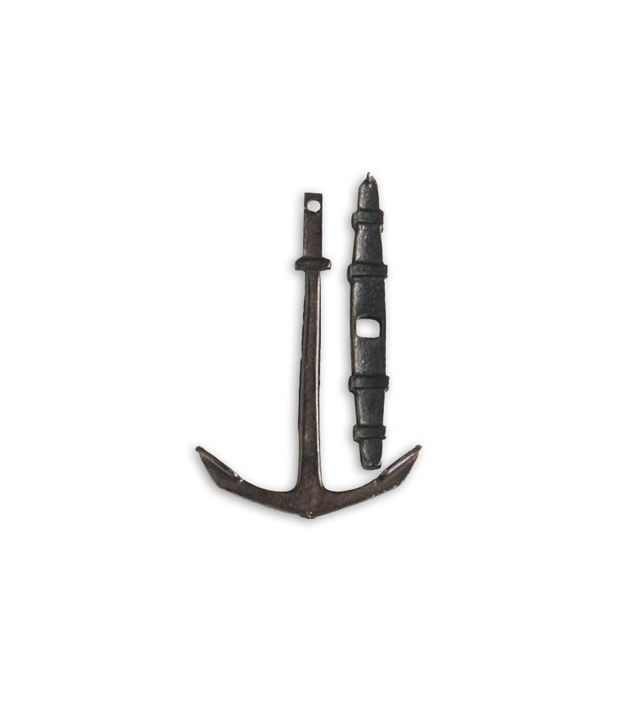 Spanish Anchor and Stock 45x30 mm for Ship Modeling