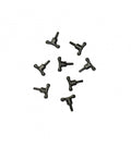 Black Metal Cleat 8 mm (8 Units)