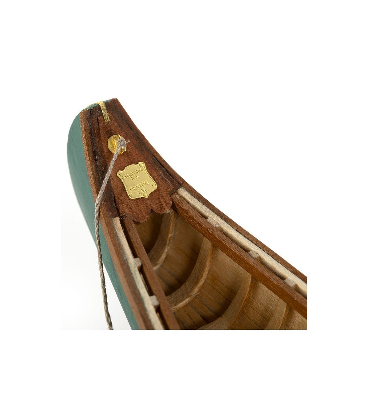 The Indian Girl Canoe 1:16. Wooden Scale Model Ship.