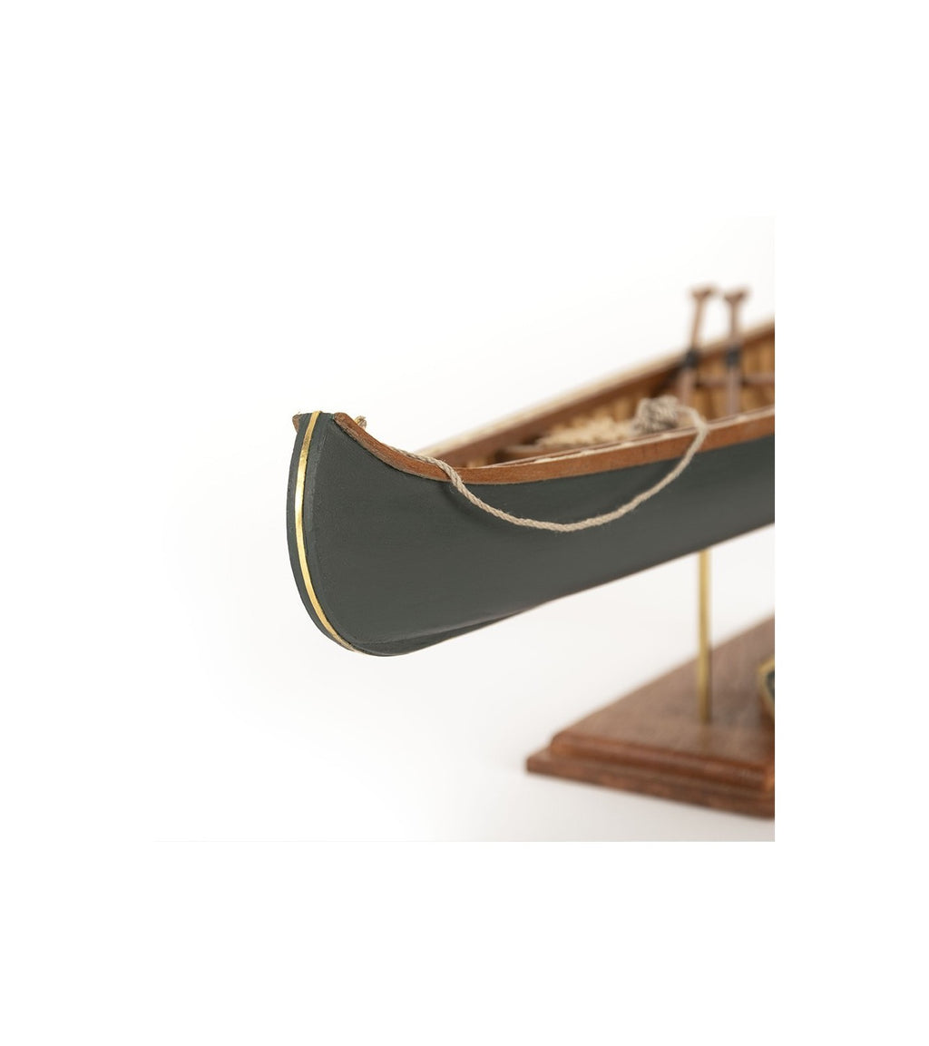 The Indian Girl Canoe 1:16. Wooden Scale Model Ship.