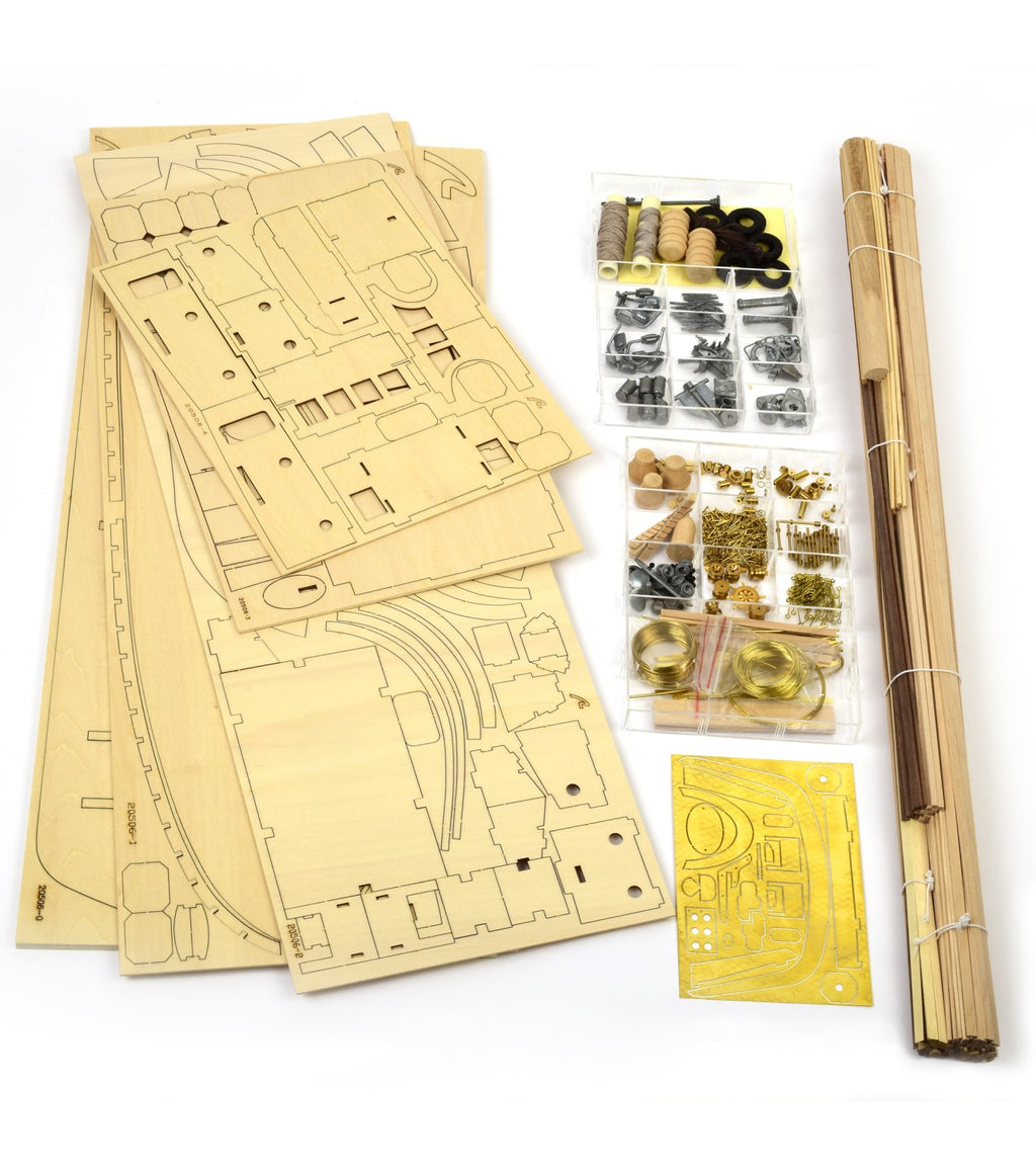 Tuna Boat Marina II. 1:50 Wooden Model Fishing Boat Kit
