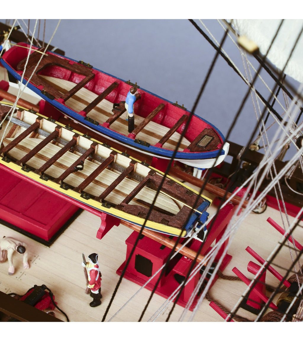 Vessel HMS Endeavour. 1:65 Wooden Model Ship Kit