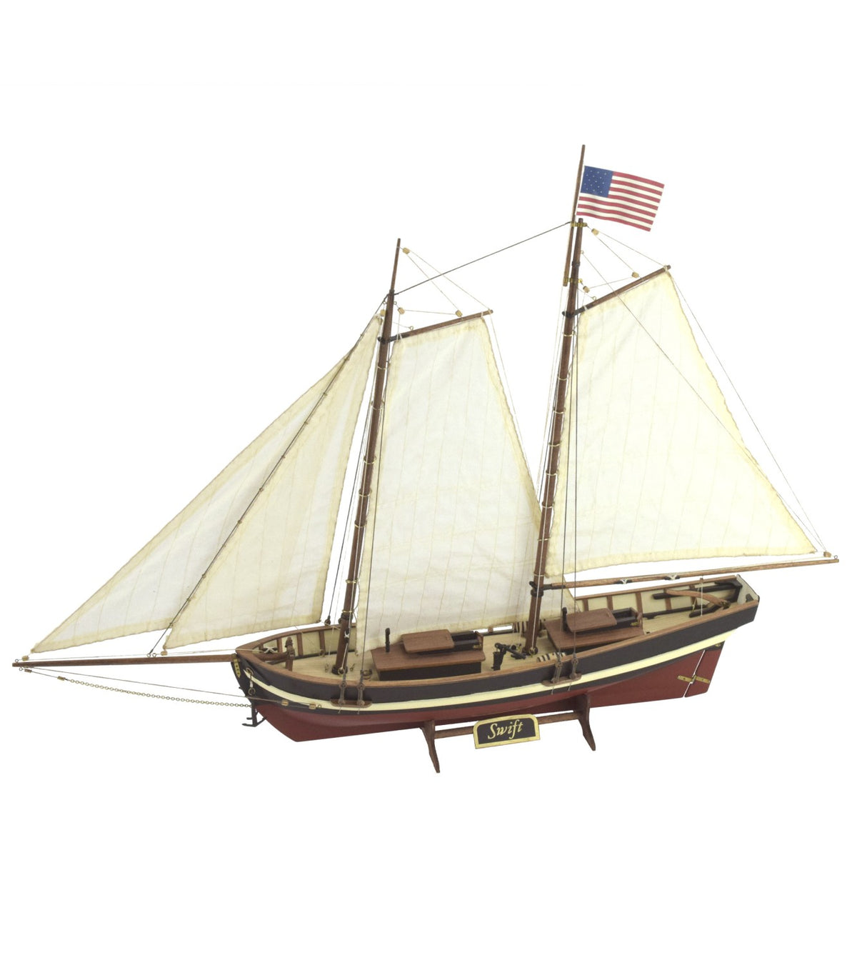 U.S. Pilot Boat Swift. 1:50 Wooden Model Ship Kit