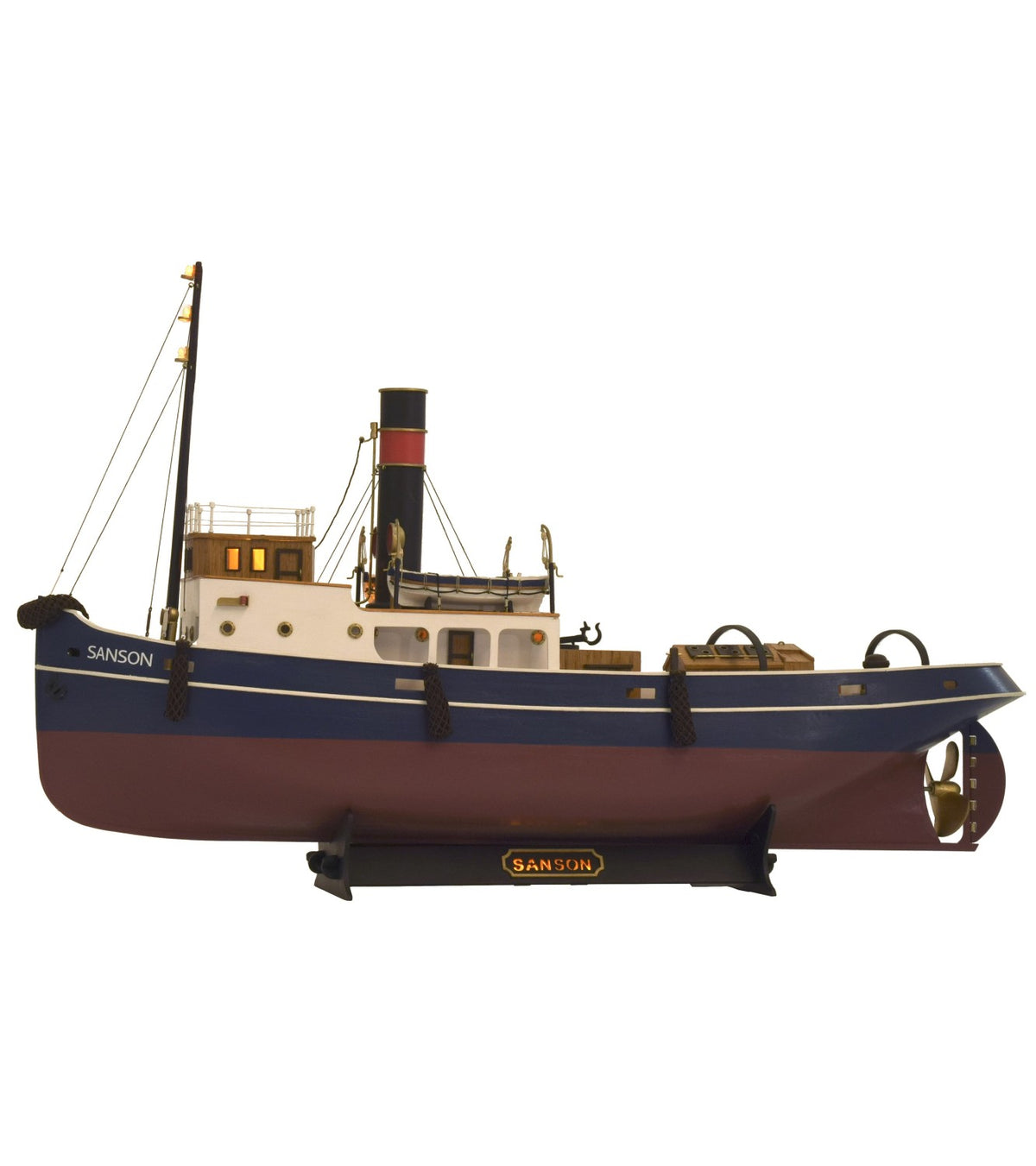 Sanson Tugboat. 1:50 Wooden Model Ship Kit (R/C Compatible)