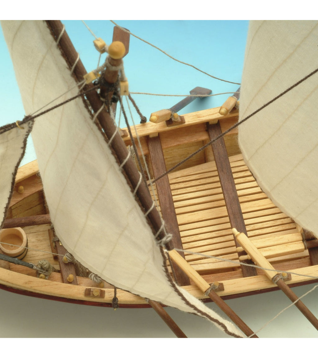 Captain's Boat Santisima TriNi&ntilde;ad. 1:50 Wooden Model Ship Kit