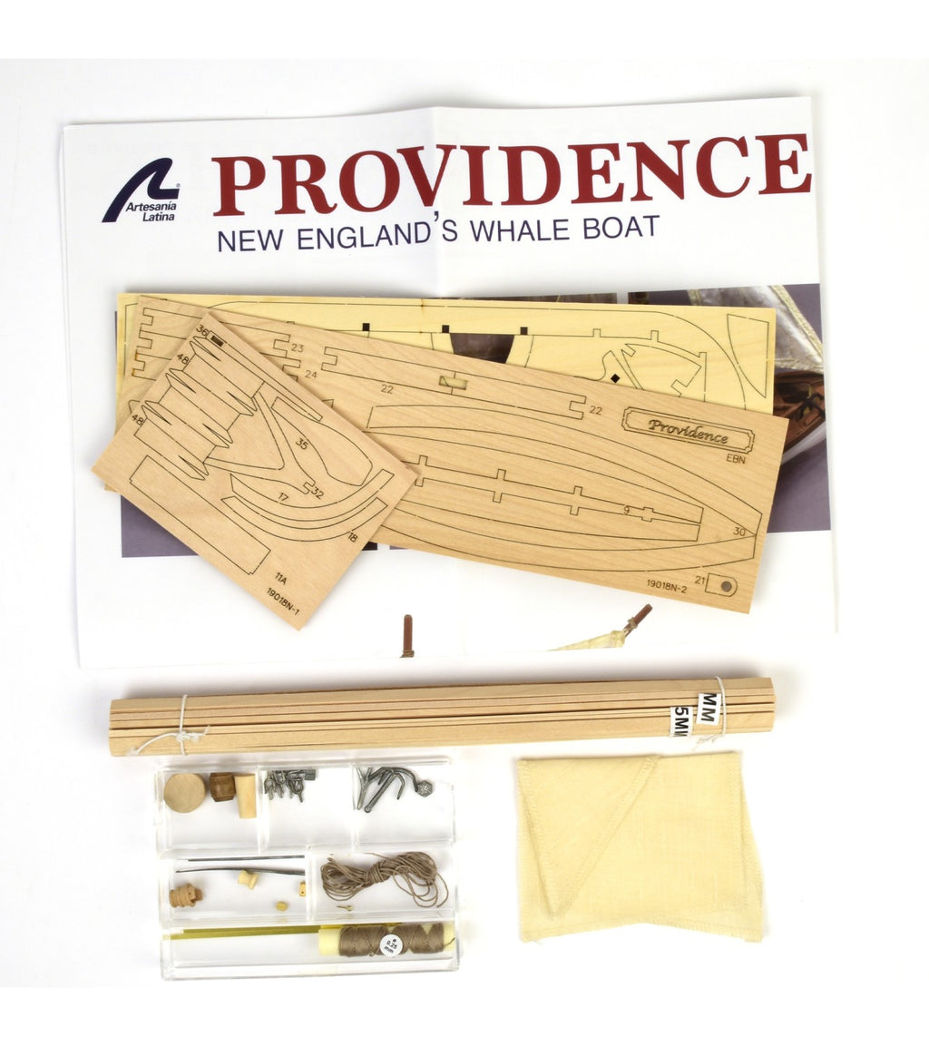 Whaling Ship Providence. 1:25 Wooden Model Fishing Boat Kit