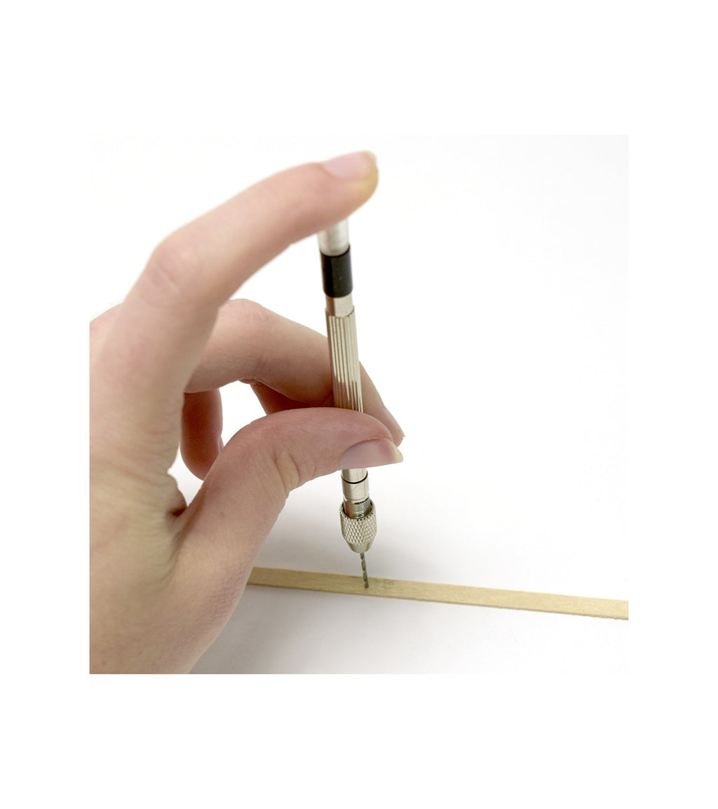 Precision Mini Hand Drill with 7 HSS Drill Bits