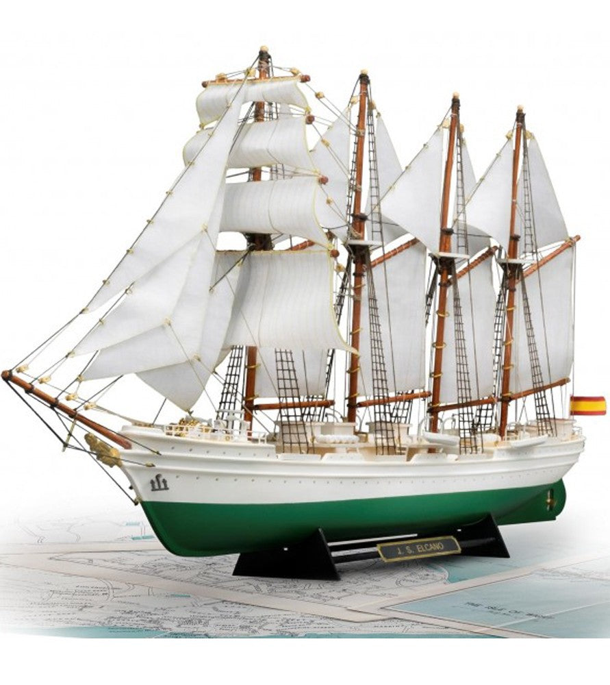Training Ship Juan Sebasti&aacute;n Elcano &amp; Esmeralda. 1:250 Wooden and Plastic Model Ship Kit