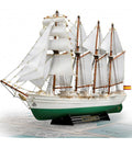 Training Ship Juan Sebasti&aacute;n Elcano &amp; Esmeralda. 1:250 Wooden and Plastic Model Ship Kit