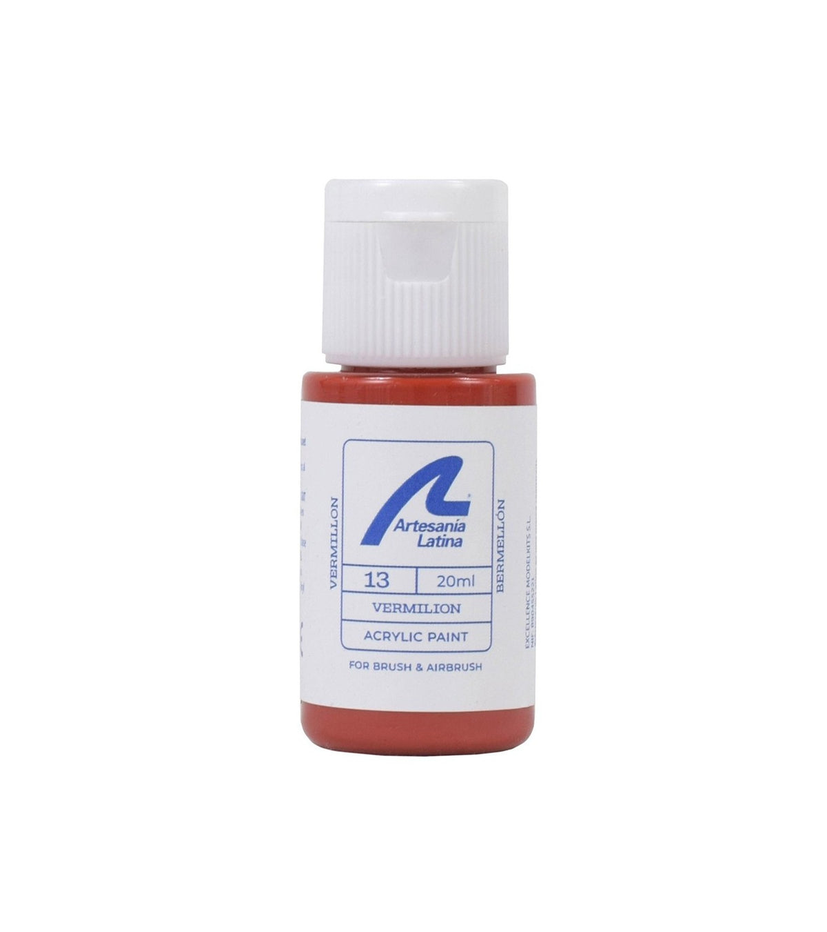 Water-Based Paint: Vermilion (20 ml)