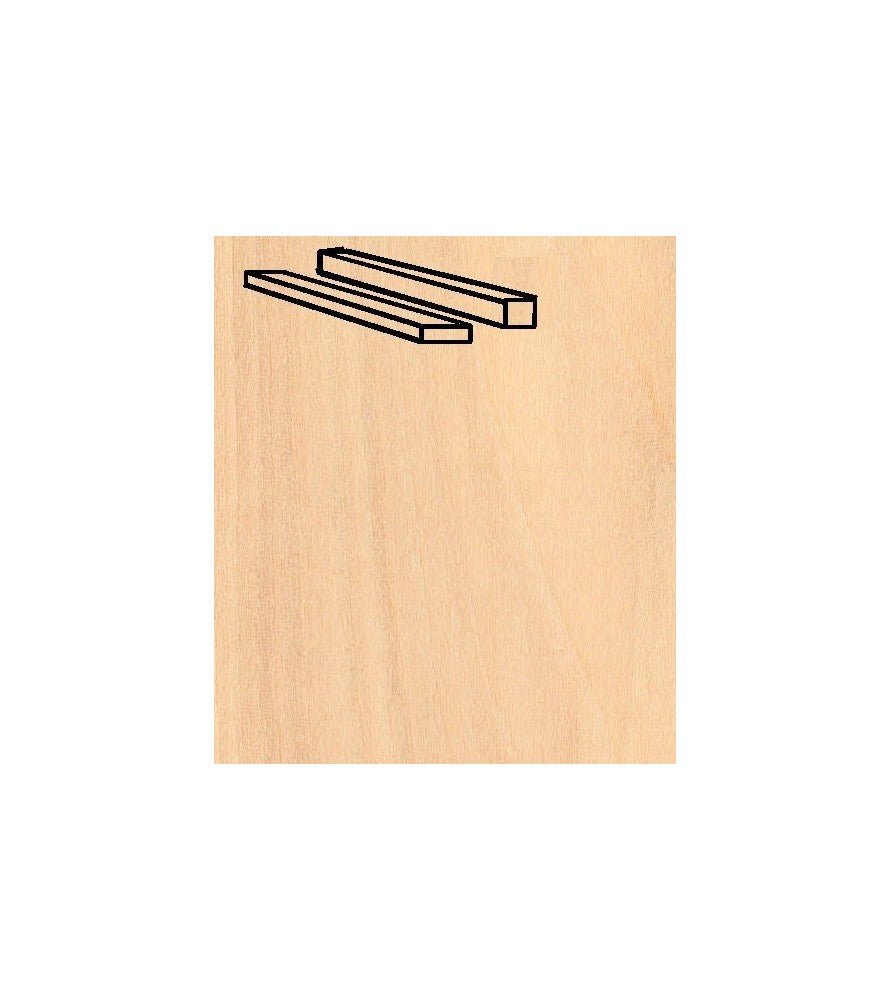 Birch Strips Pack 2 x 4 x 914 mm (6 Pcs.)