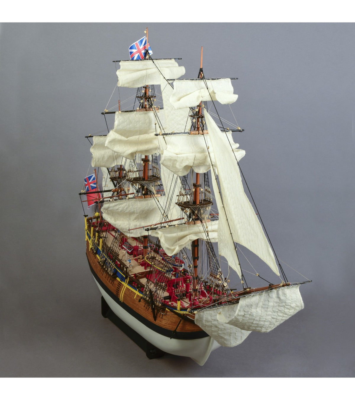 Vessel HMS Endeavour. 1:65 Wooden Model Ship Kit