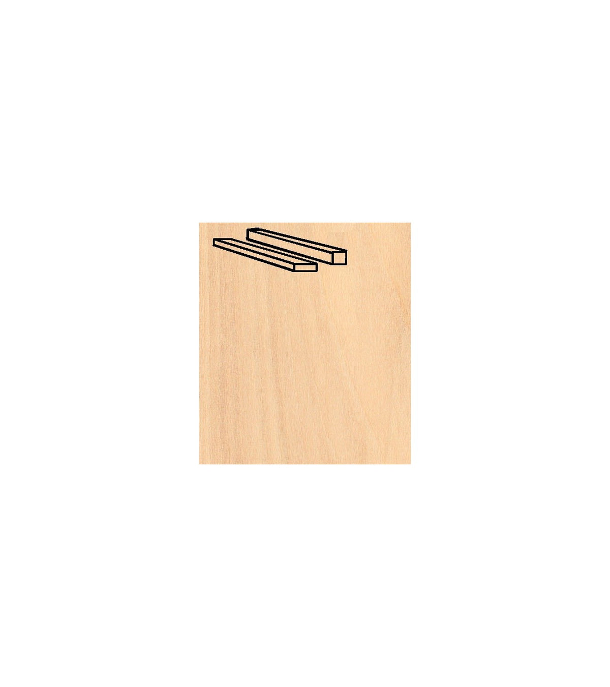 Birch Strips Pack 1 x 2 x 914 mm (25 Pcs.)