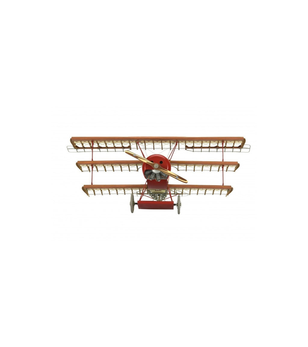 Fighter Fokker Dr I. 1:16 Wooden and Metal Aircraft Model