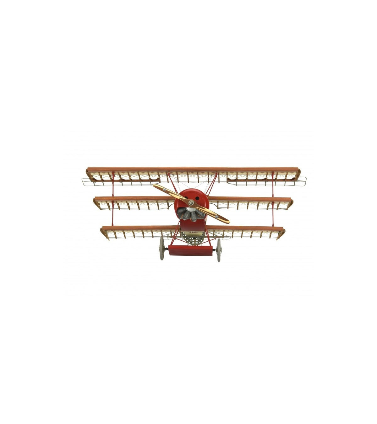 Fighter Fokker Dr I. 1:16 Wooden and Metal Aircraft Model