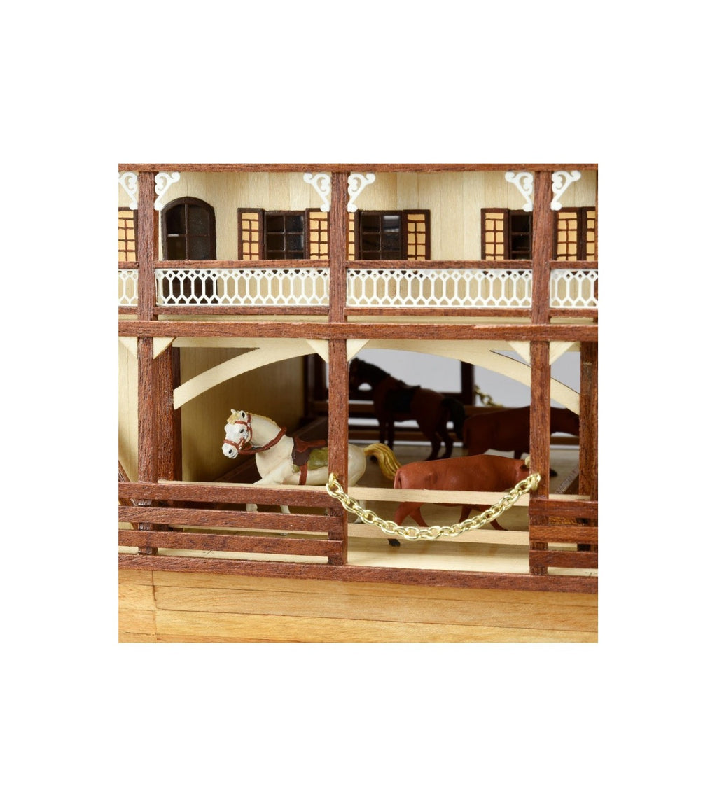 Paddle Steamer King of the Mississippi. 1:80 Wooden Model Kit