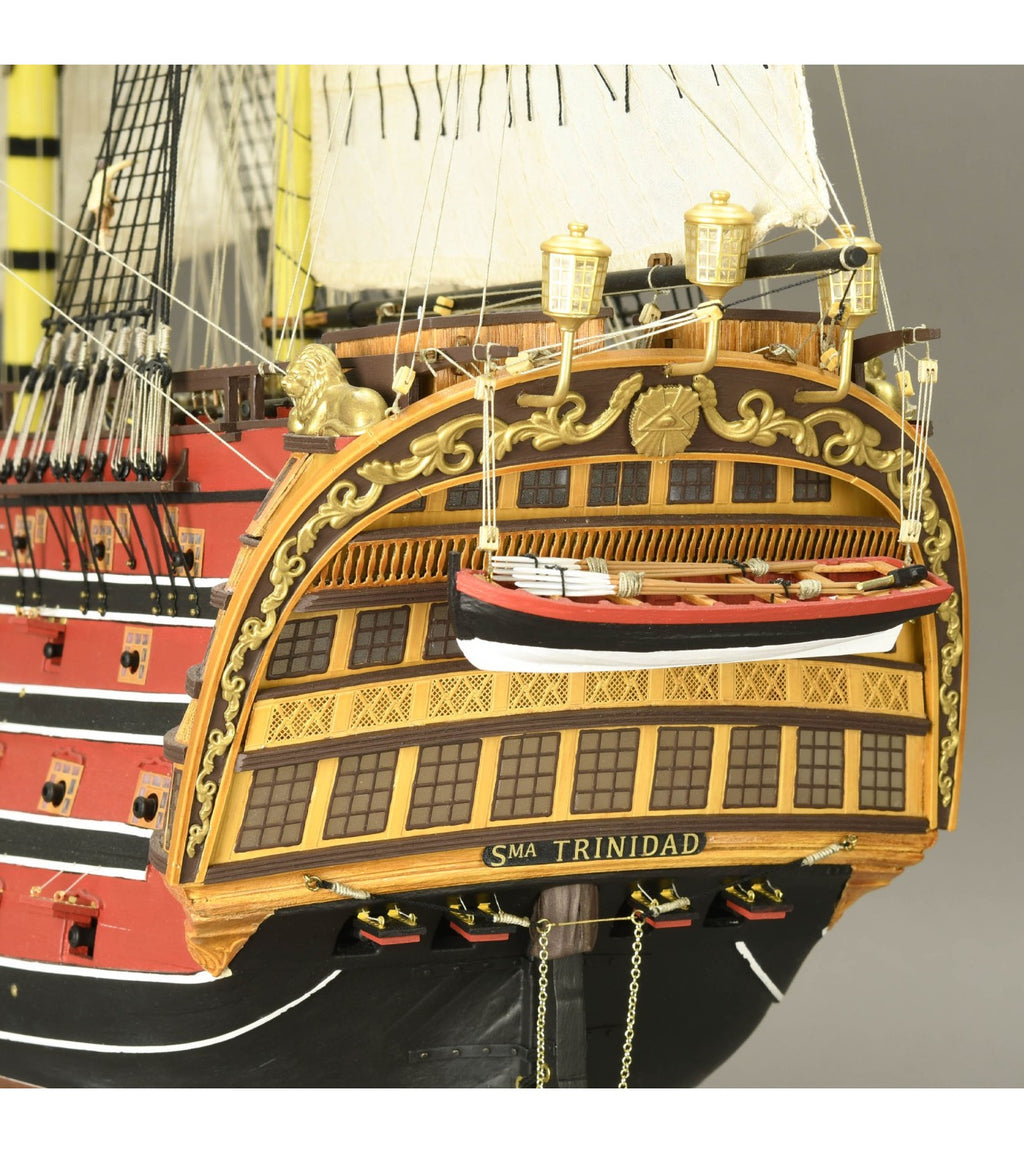 Ship of the Line Sant&iacute;sima TriNi&ntilde;ad 1:84. Wooden Model Ship Kit
