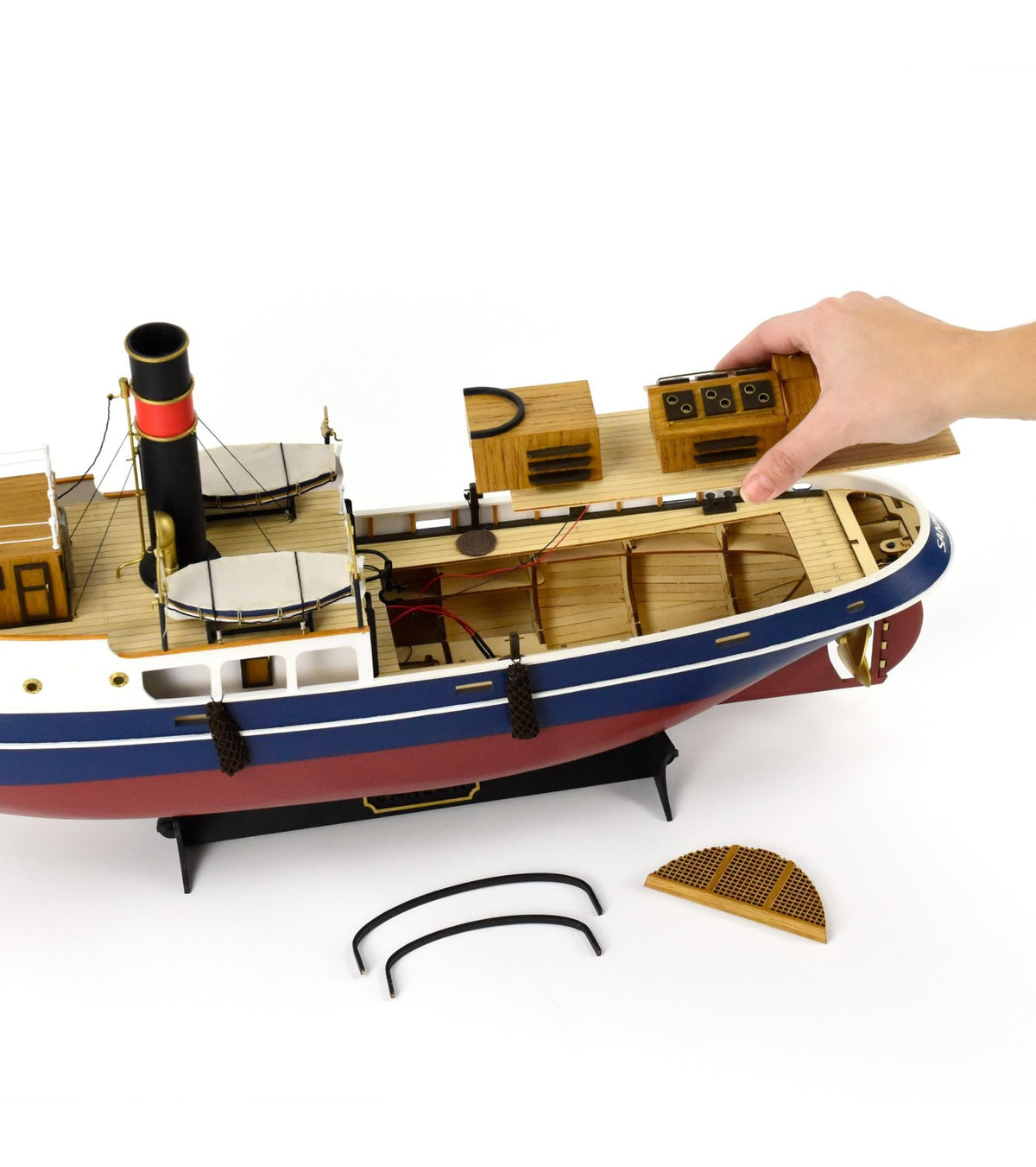 Sanson Tugboat. 1:50 Wooden Model Ship Kit (R/C Compatible)