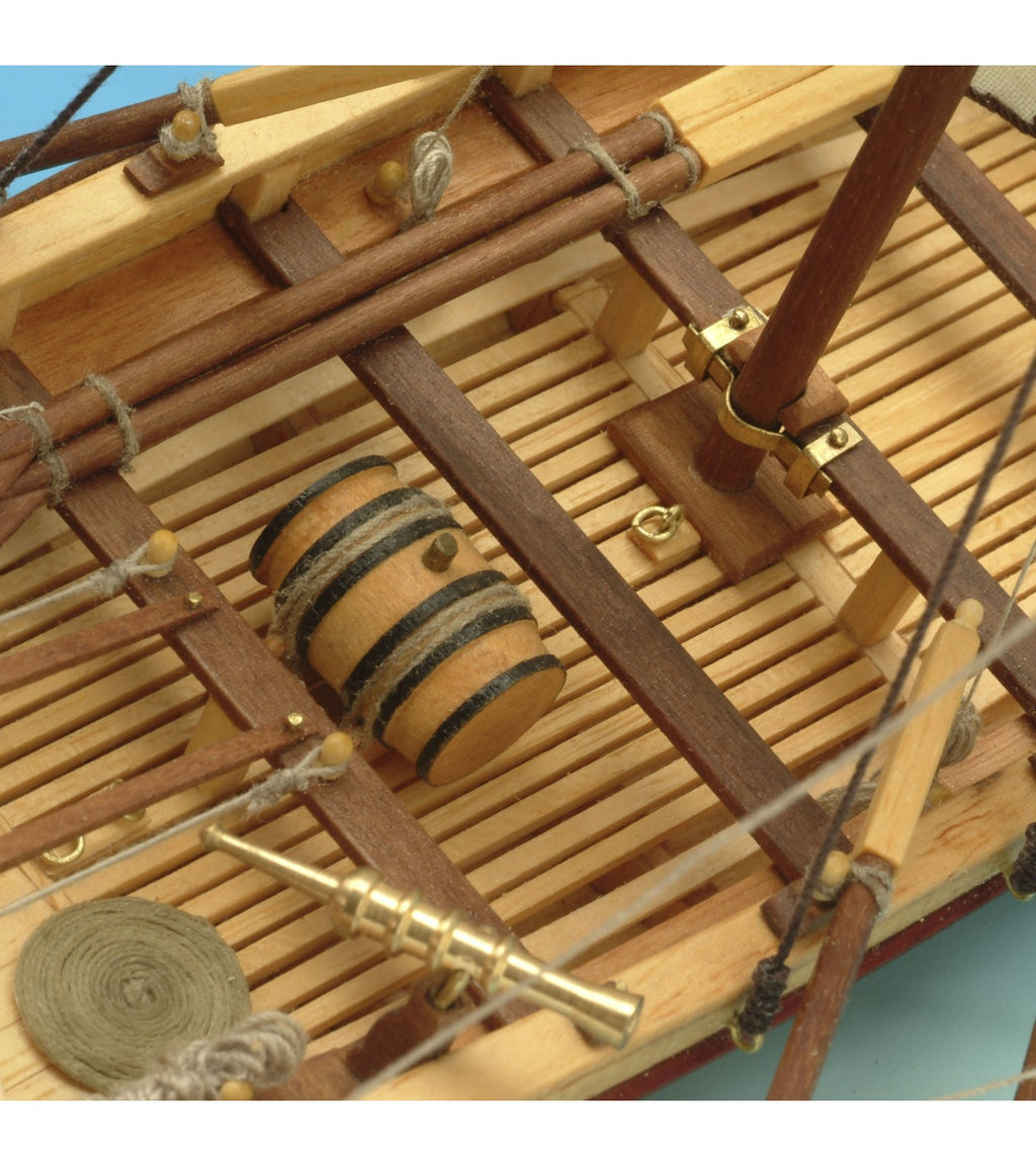Captain's Boat Santisima TriNi&ntilde;ad. 1:50 Wooden Model Ship Kit