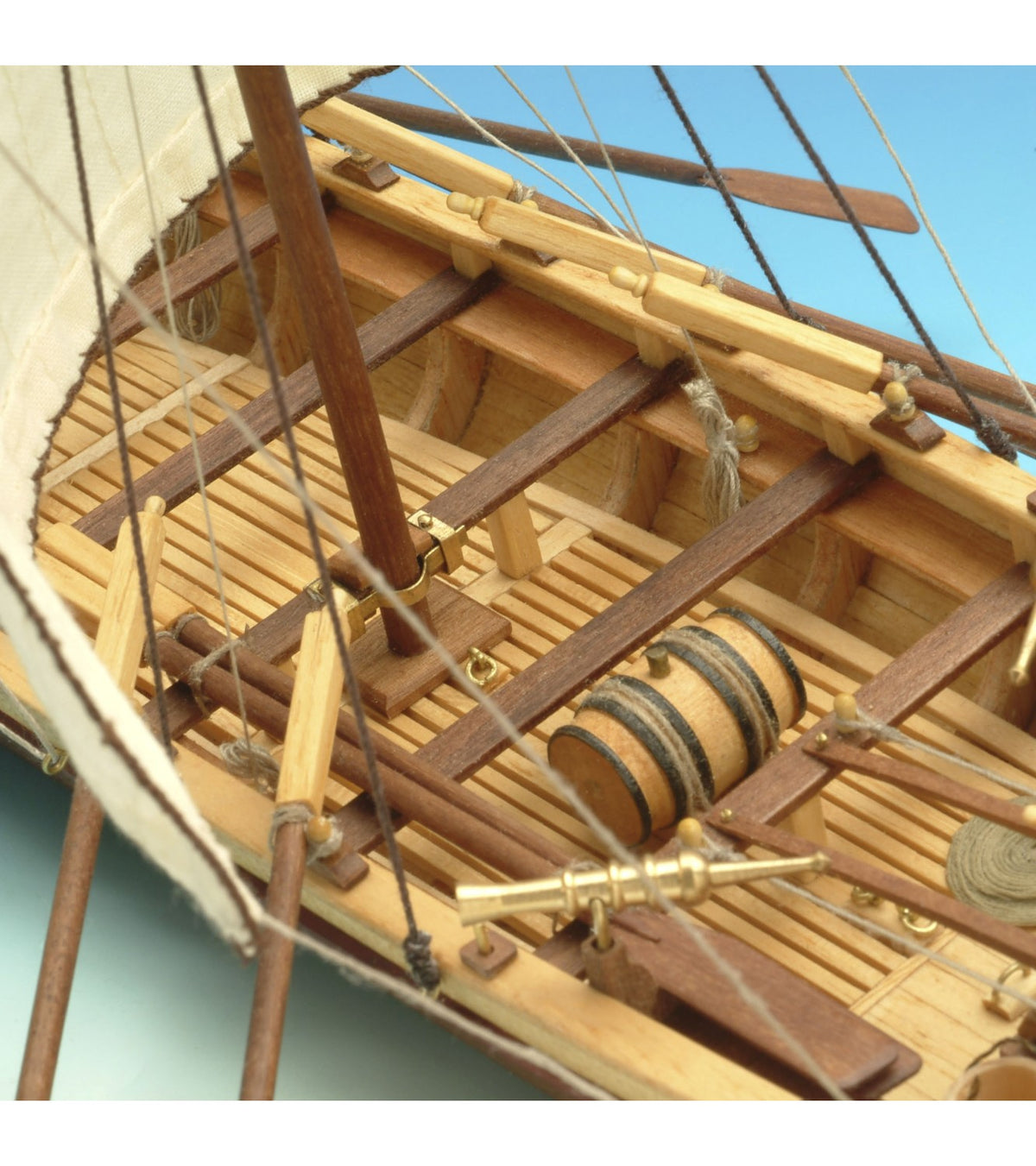 Captain's Boat Santisima TriNi&ntilde;ad. 1:50 Wooden Model Ship Kit