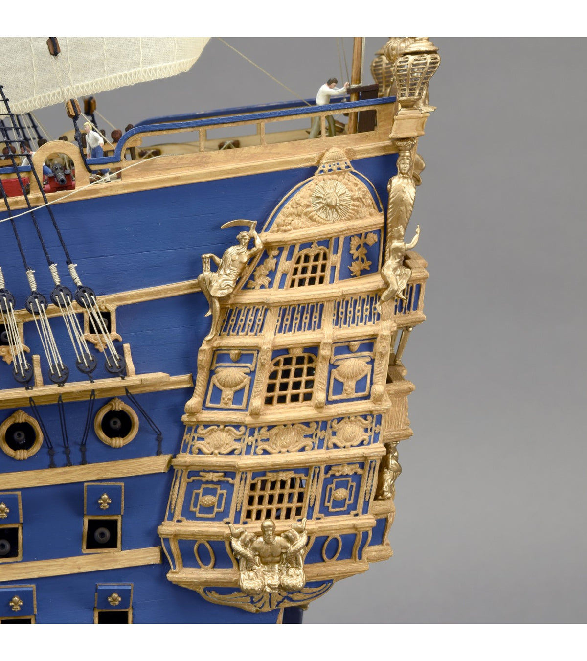 Warship Soleil Royal. 1:72 Wooden Model Ship Kit