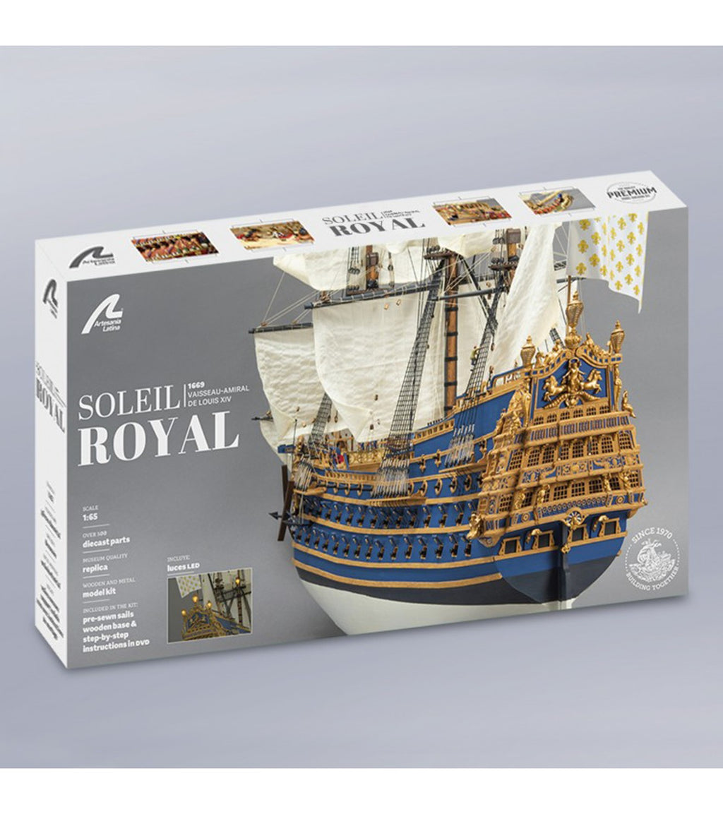 Warship Soleil Royal. 1:72 Wooden Model Ship Kit
