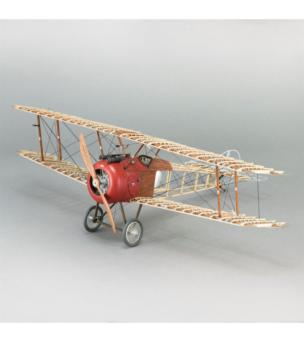 Fighter Sopwith Camel. 1:16 Wooden and Metal Aircraft Model