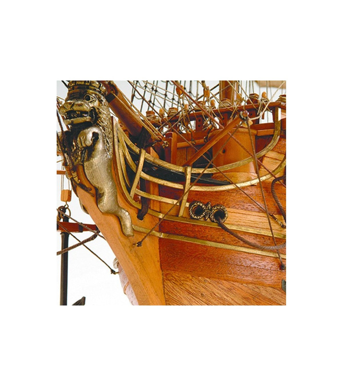 Vessel in Line San Juan Nepomuceno. 1:90 Wooden Model Ship Kit