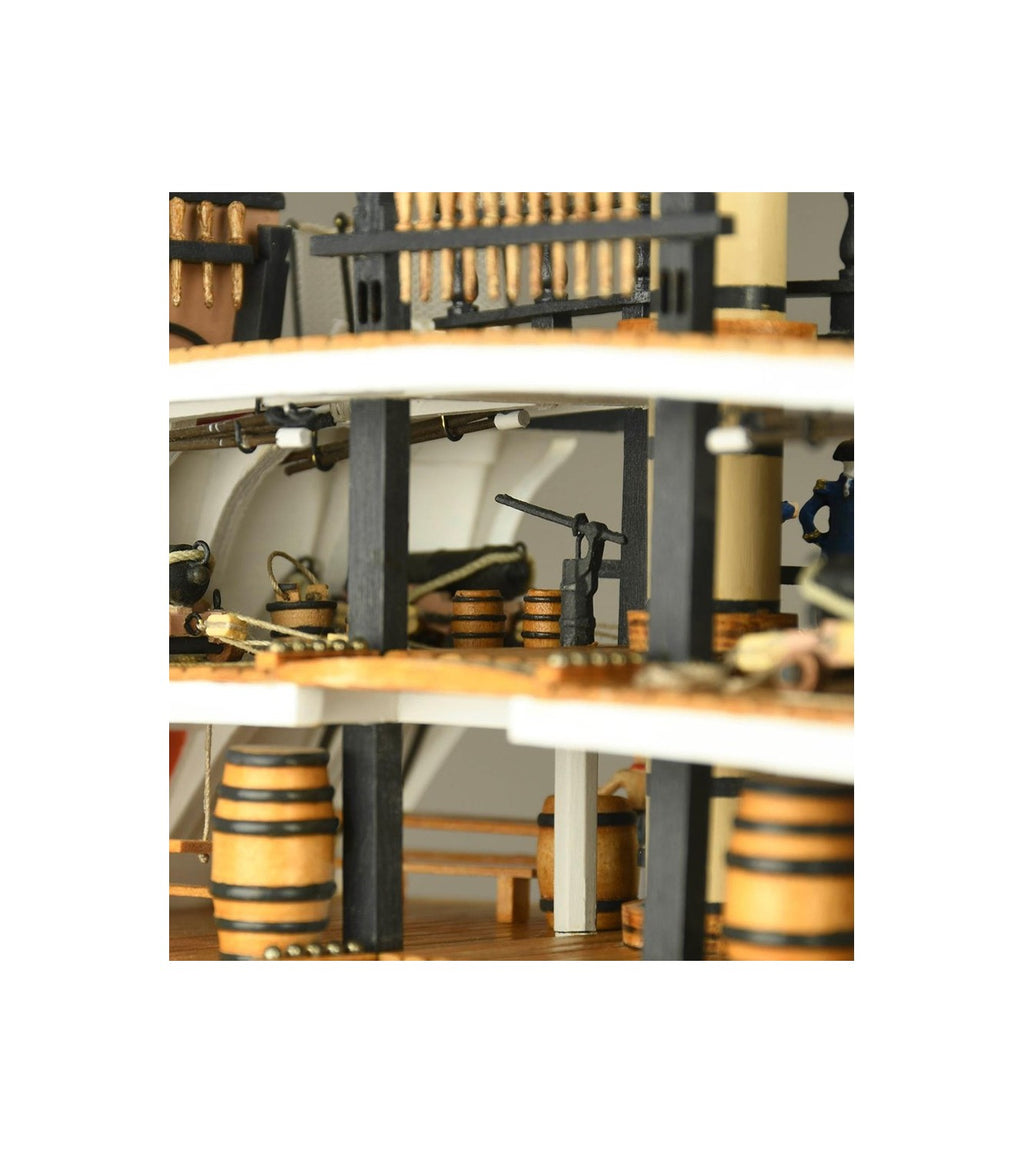 HMS Victory's Cross-Section. 1:72 Wooden Model Ship Kit