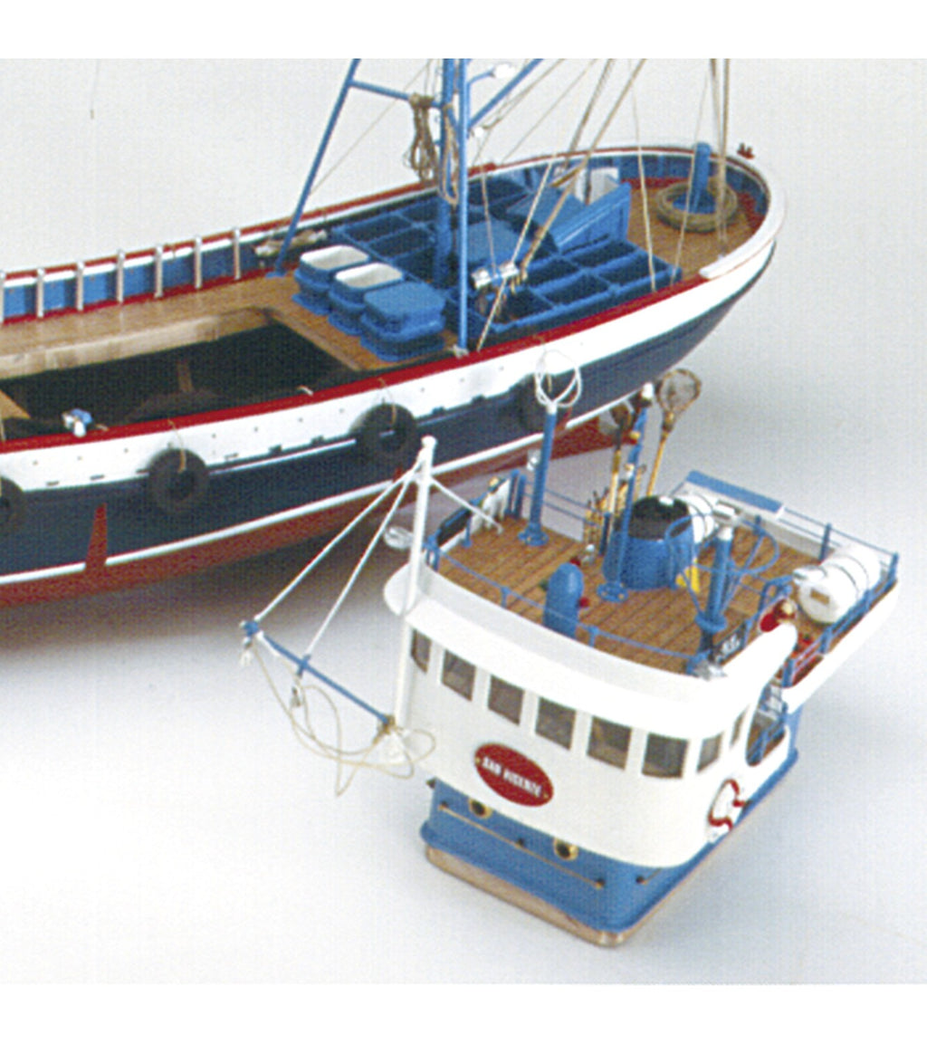 Tuna Boat Marina II. 1:50 Wooden Model Fishing Boat Kit