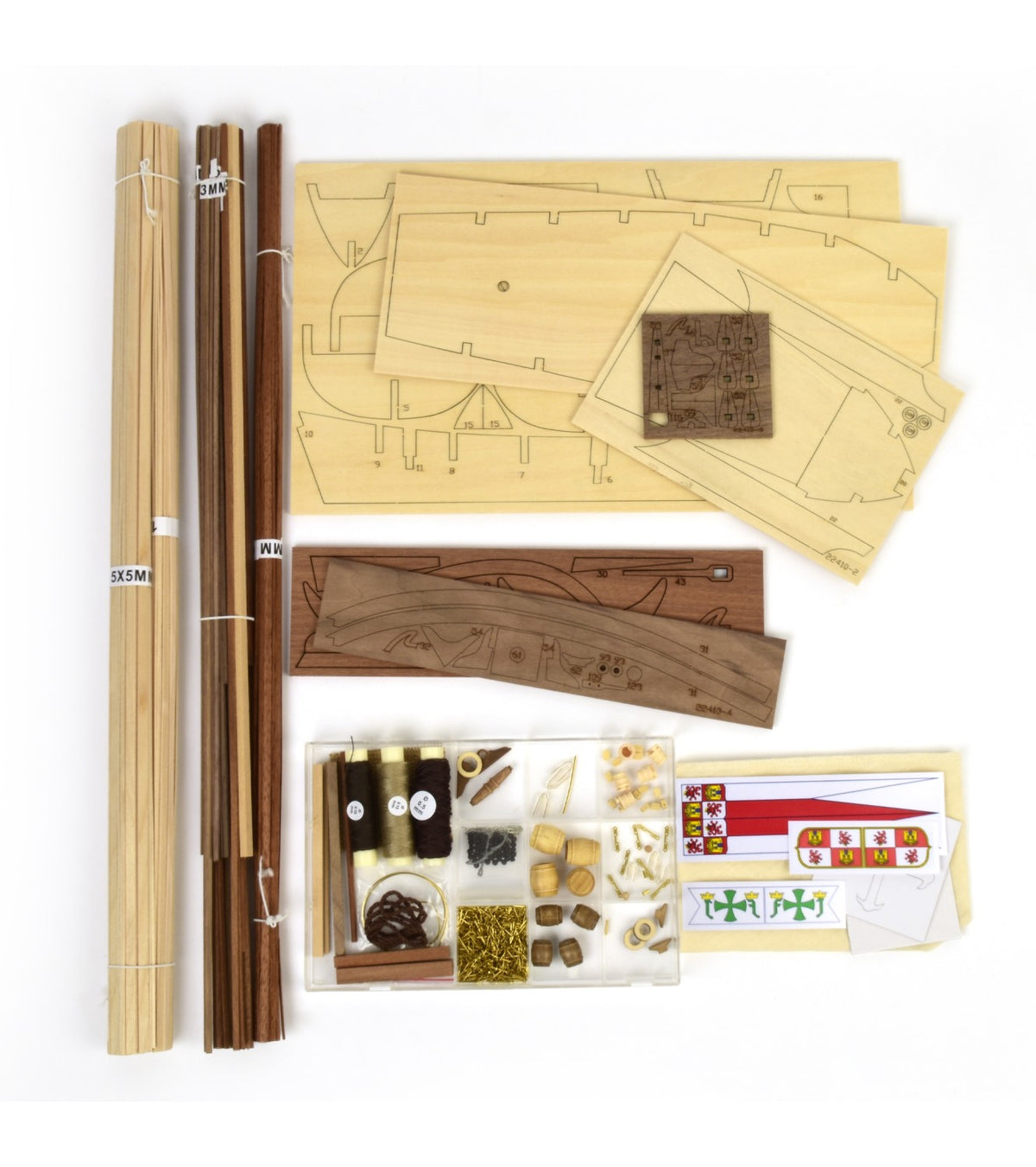Caravel La Ni&ntilde;a. 1:65 Wooden Model Ship Kit